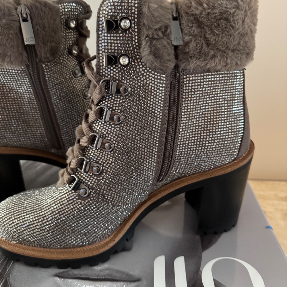 J Lo Charcoal Booties - Picture 3 of 9